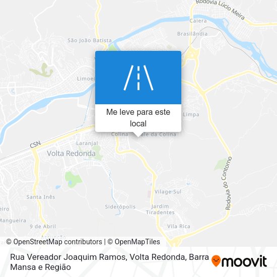 Rua Vereador Joaquim Ramos mapa