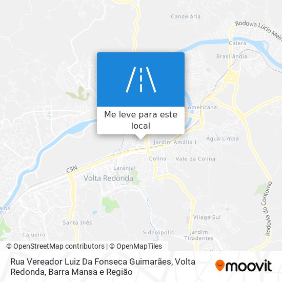 Rua Vereador Luiz Da Fonseca Guimarães mapa