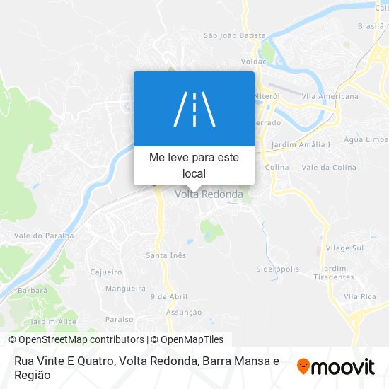 Rua Vinte E Quatro mapa