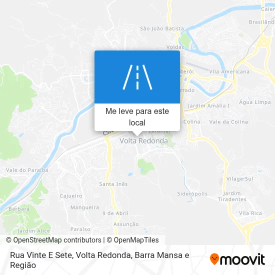 Rua Vinte E Sete mapa