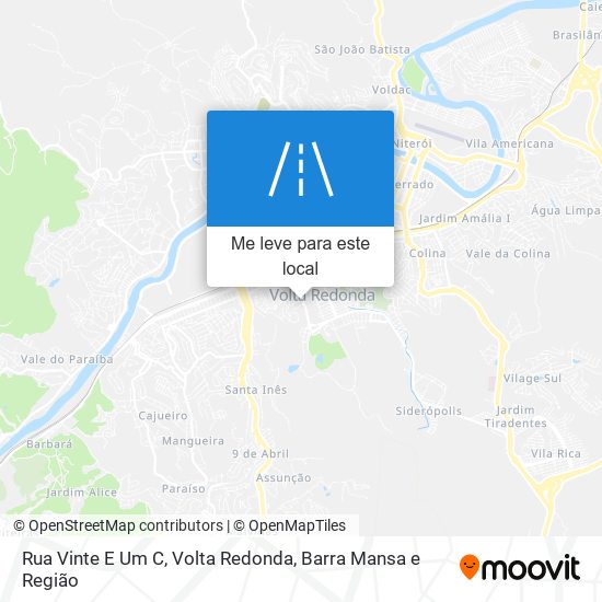 Rua Vinte E Um C mapa