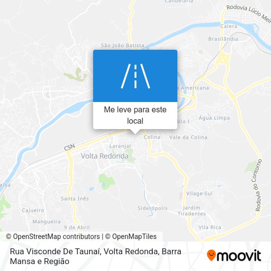 Rua Visconde De Taunaí mapa