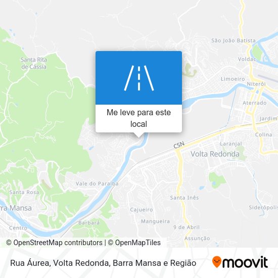 Rua Áurea mapa