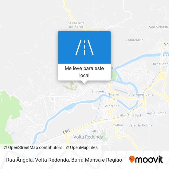 Rua Ângola mapa