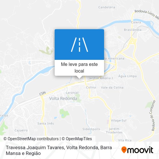Travessa Joaquim Tavares mapa