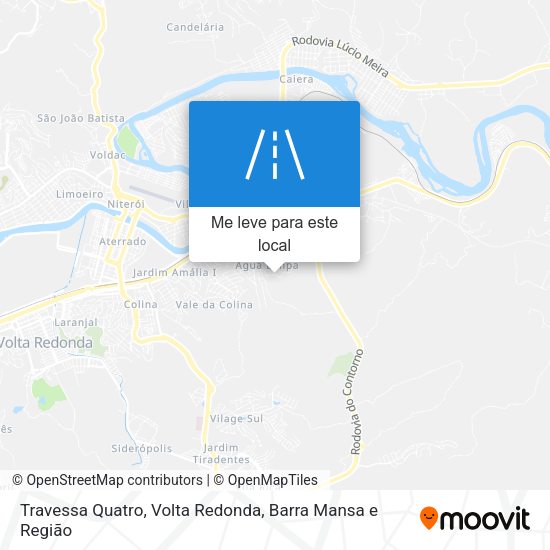 Travessa Quatro mapa