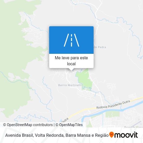 Avenida Brasil mapa