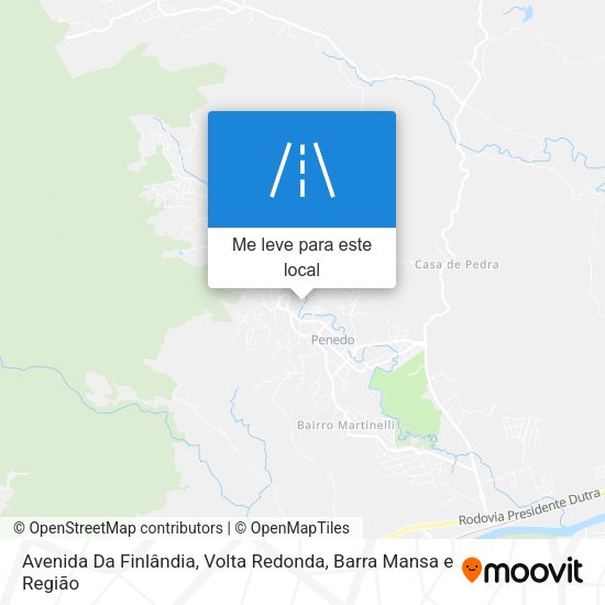Avenida Da Finlândia mapa