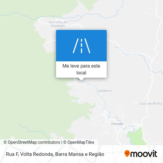 Rua F mapa