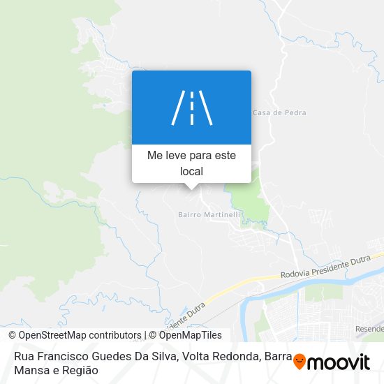 Rua Francisco Guedes Da Silva mapa