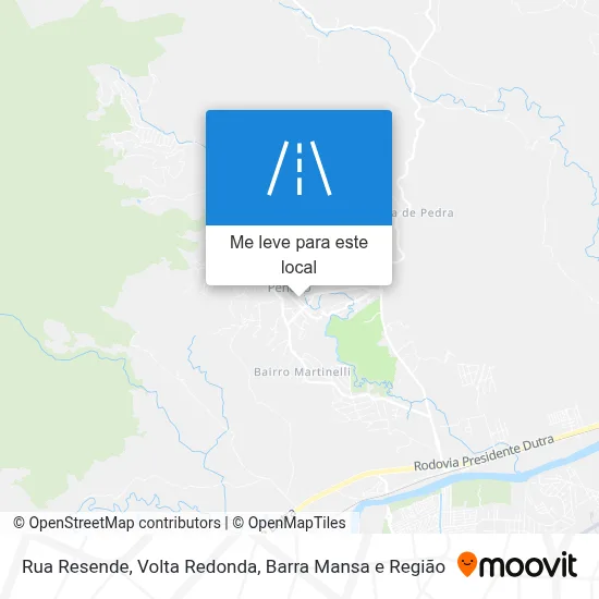 Rua Resende mapa