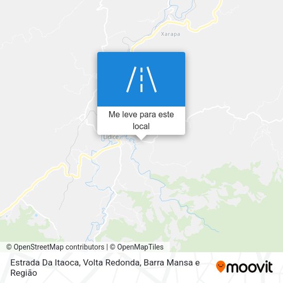Estrada Da Itaoca mapa