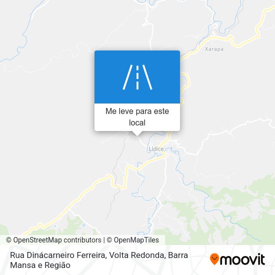 Rua Dinácarneiro Ferreira mapa