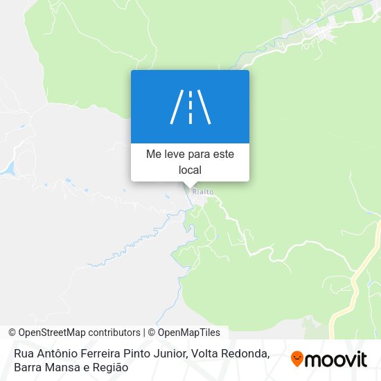 Rua Antônio Ferreira Pinto Junior mapa