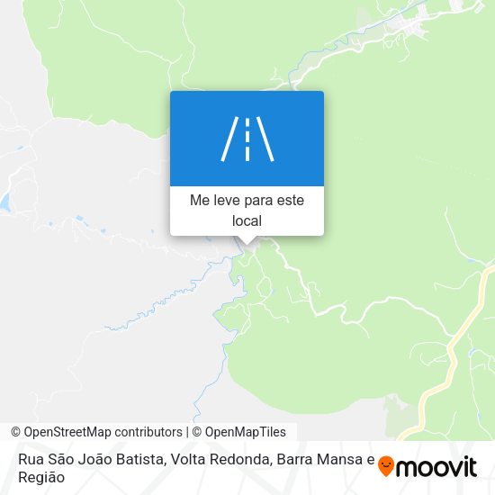 Rua São João Batista mapa