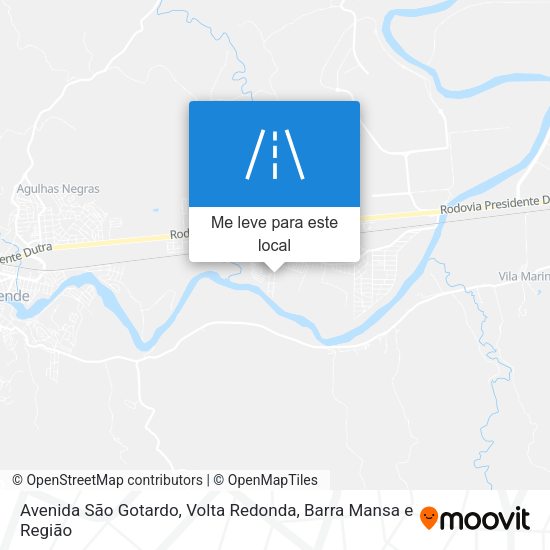 Avenida São Gotardo mapa