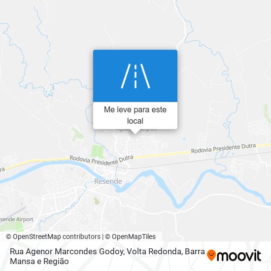 Rua Agenor Marcondes Godoy mapa