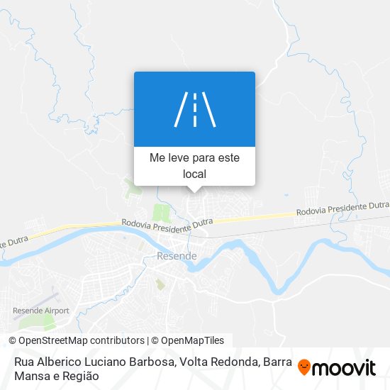 Rua Alberico Luciano Barbosa mapa