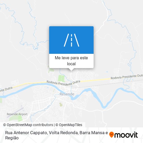 Rua Antenor Cappato mapa