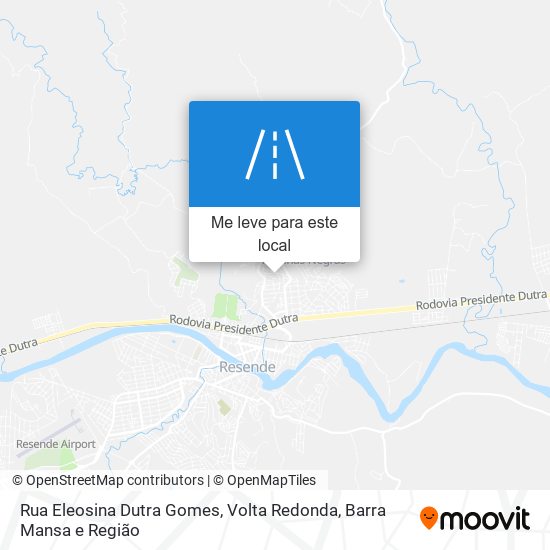 Rua Eleosina Dutra Gomes mapa