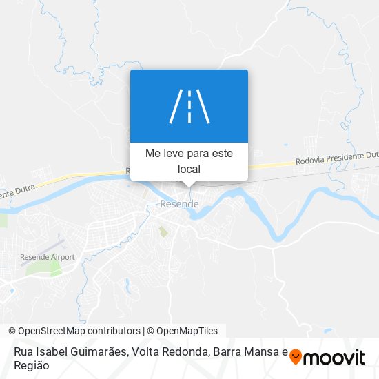 Rua Isabel Guimarães mapa