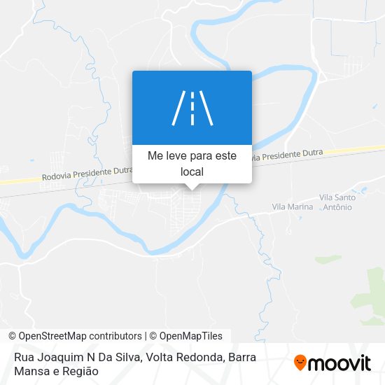 Rua Joaquim N Da Silva mapa