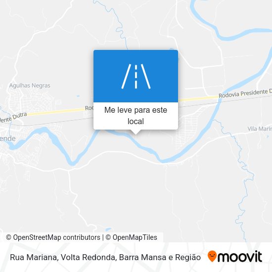 Rua Mariana mapa