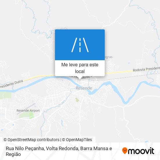 Rua Nilo Peçanha mapa