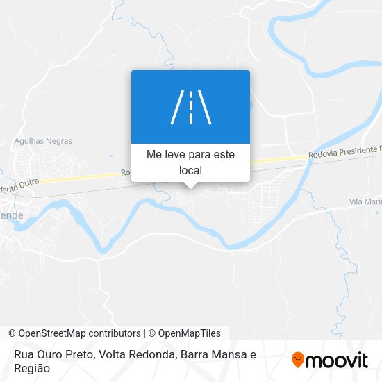 Rua Ouro Preto mapa