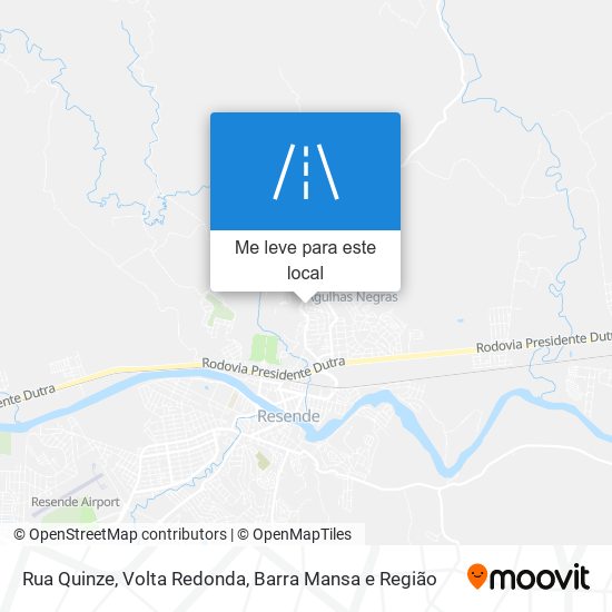 Rua Quinze mapa