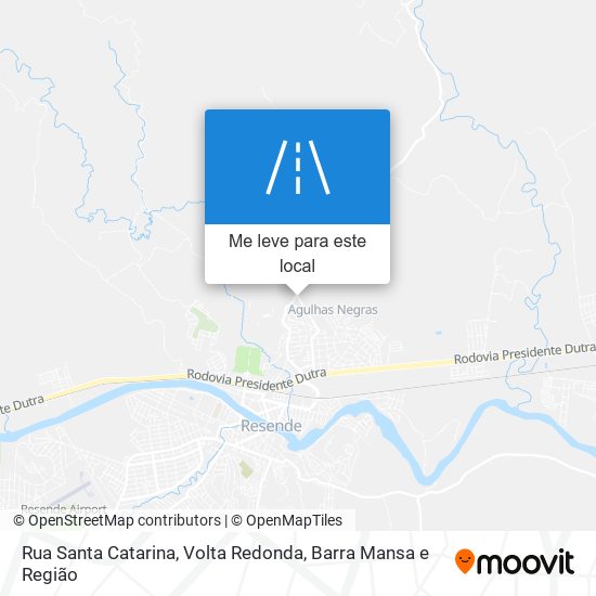 Rua Santa Catarina mapa