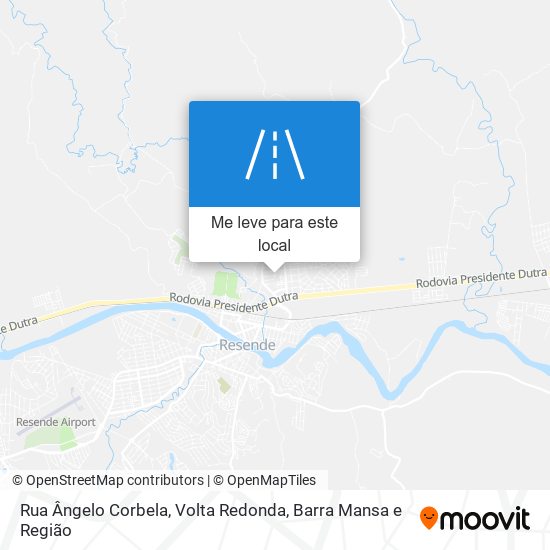 Rua Ângelo Corbela mapa