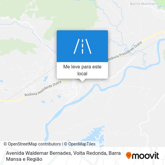 Avenida Waldemar Bernades mapa