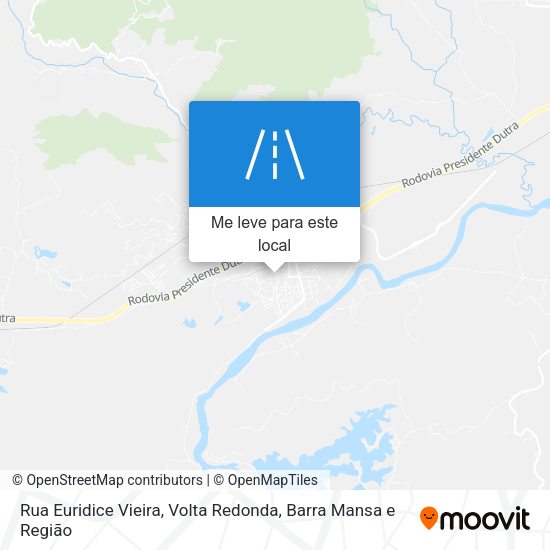 Rua Euridice Vieira mapa