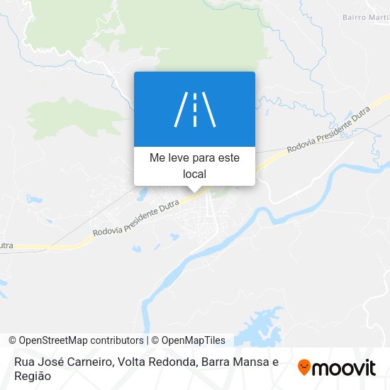 Rua José Carneiro mapa