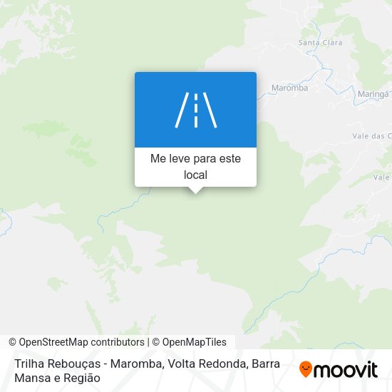 Trilha Rebouças - Maromba mapa