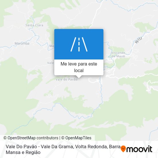 Vale Do Pavão - Vale Da Grama mapa