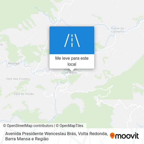 Avenida Presidente Wenceslau Brás mapa