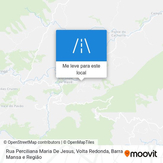 Rua Perciliana Maria De Jesus mapa