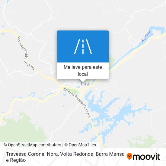 Travessa Coronel Nora mapa