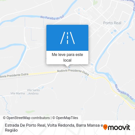 Estrada De Porto Real mapa