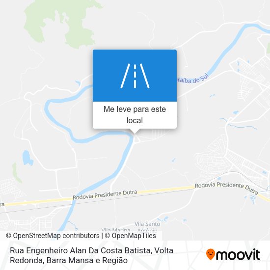 Rua Engenheiro Alan Da Costa Batista mapa