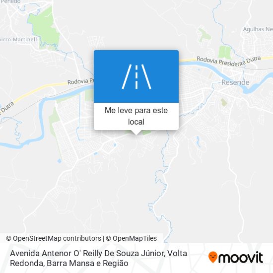 Avenida Antenor O' Reilly De Souza Júnior mapa