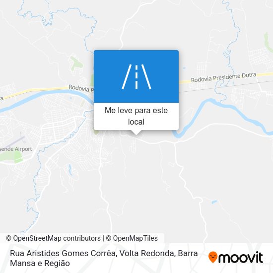 Rua Aristides Gomes Corrêa mapa