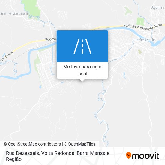 Rua Dezesseis mapa