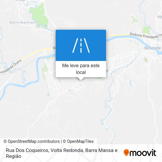Rua Dos Coqueiros mapa