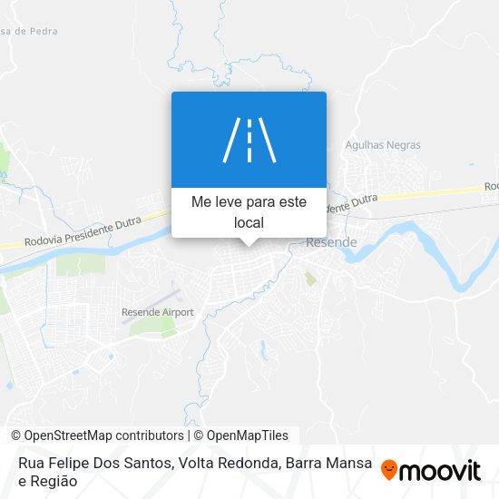 Rua Felipe Dos Santos mapa