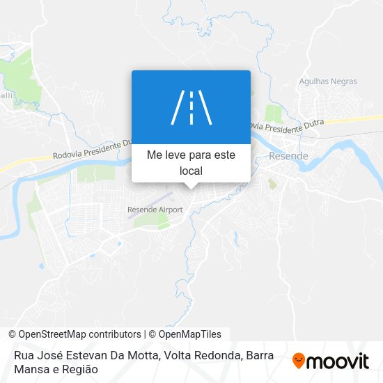 Rua José Estevan Da Motta mapa