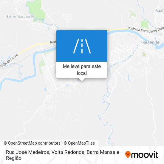 Rua José Medeiros mapa