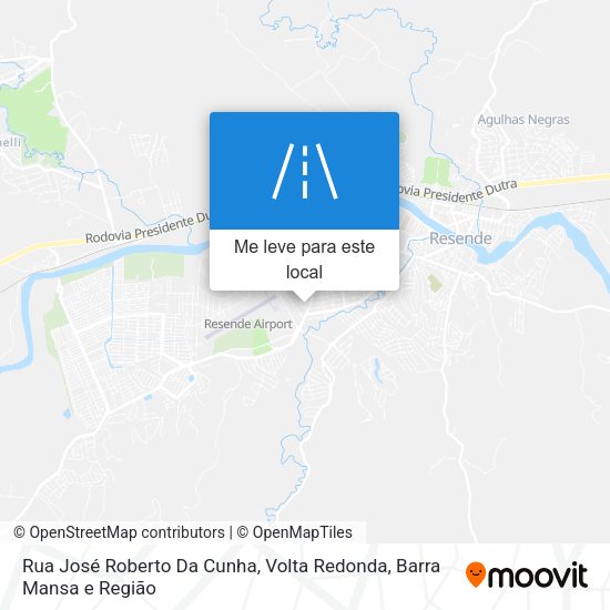 Rua José Roberto Da Cunha mapa